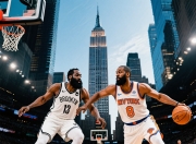 开云足球直播-篮网血洗尼克斯，哈里斯送出助攻