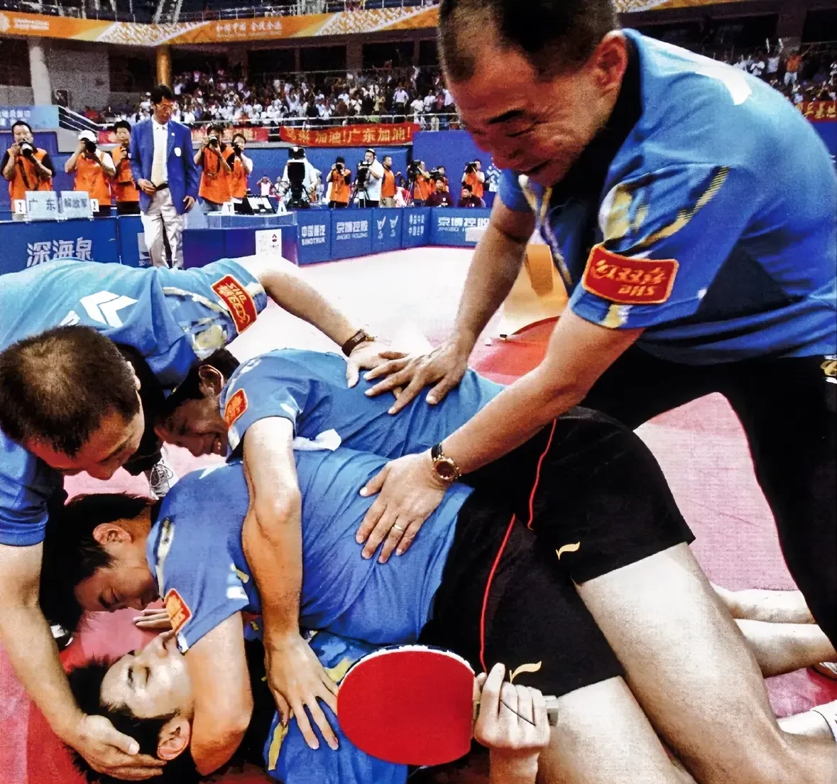 德国乒乓球队鏖战奥地利乒乓球队，张继科送出助攻的简单介绍